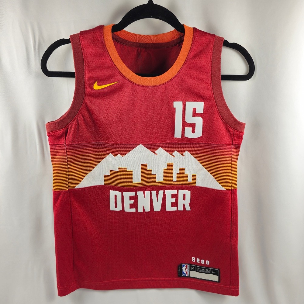 Denver 2019 Nike NBA Nuggets Jokic City Authentic Jersey #15 Youth Sz M Rare